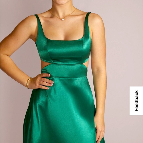 Emerald Green Prom Dress NWT! - Picture 2 of 11